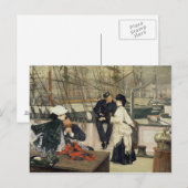 ジェイムズ・ティスソ | The Captain and the Mate, 1873 ポストカード (正面/裏面)