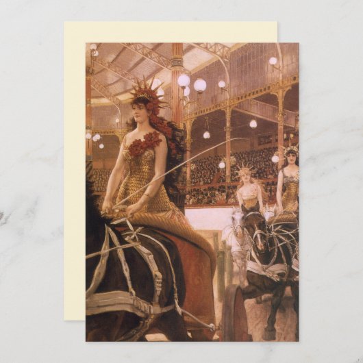 ジェイムズ・ティストによるクルマのレディース(別名サーカス) (正面/裏面)