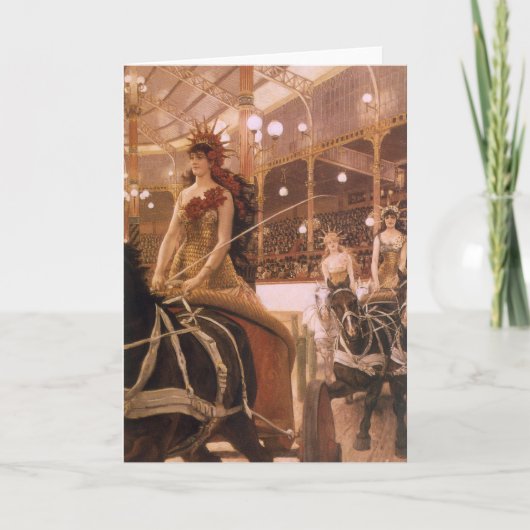 ジェイムズ・ティストによるクルマのレディース(別名サーカス) カード (正面)