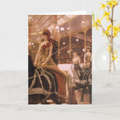 ジェイムズ・ティストによるクルマのレディース(別名サーカス) カード (黄色い花)