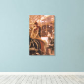 ジェイムズ・ティストによるクルマのレディース(別名サーカス) キャンバスプリント (インサイチュ (ウッドフロア))