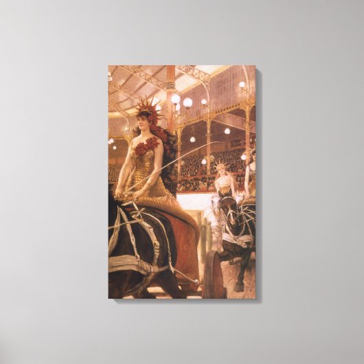 ジェイムズ・ティストによるクルマのレディース(別名サーカス) キャンバスプリント (正面)