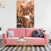 ジェイムズ・ティストによるクルマのレディース(別名サーカス) キャンバスプリント (インサイチュ (リビング))