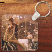 ジェイムズ・ティストによるクルマのレディース(別名サーカス) キーホルダー (裏面)