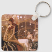 ジェイムズ・ティストによるクルマのレディース(別名サーカス) キーホルダー (裏面)