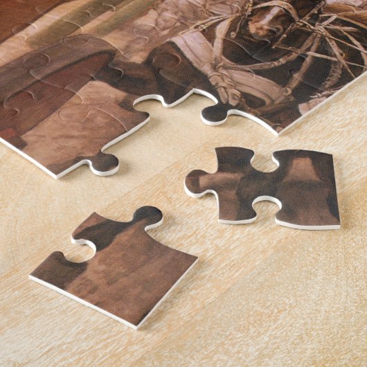 ジェイムズ・ティストによるクルマのレディース(別名サーカス) ジグソーパズル (側面)