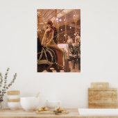 ジェイムズ・ティストによるクルマのレディース(別名サーカス) ポスター (キッチン)