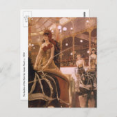 ジェイムズ・ティストによるクルマのレディース（別名サーカス） ポストカード (正面/裏面)