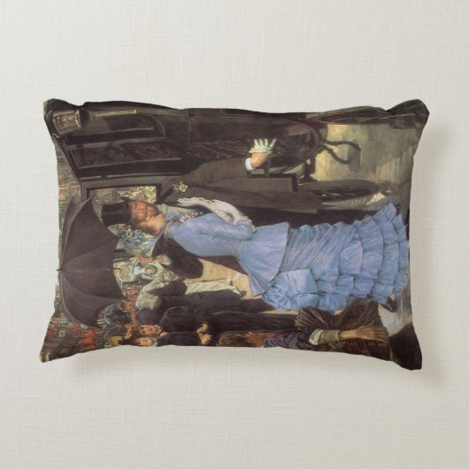 ジェイムズ・ティストの花嫁のメイド（別名トラベラー） アクセントクッション (裏面)