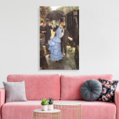 ジェイムズ・ティストの花嫁のメイド（別名トラベラー） キャンバスプリント (インサイチュ (リビング))