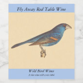 ジェイムズ・ド・ケイのニューヨーク・バードのブルーグロスピーク ワインラベル (シングルラベル)