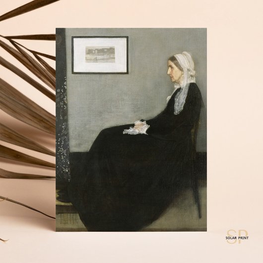 ジェイムズ・マクニール・ウィスラーポートレート・ウィスラーの母親 ポストカード