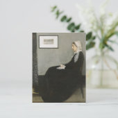 ジェイムズ・マクニール・ウィスラーポートレート・ウィスラーの母親 ポストカード (スタンド正面)