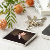 ジェイムズ・モンローポートレート前期米国大統領 キーホルダー (側面)