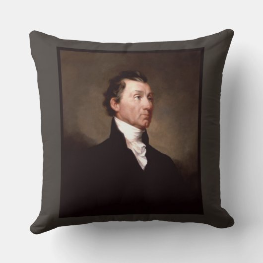 ジェイムズ・モンローポートレート前期米国大統領 クッション (裏面)