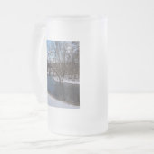 ジェイムズ・リバーが後退 フロストグラスビールジョッキ (正面左)