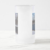 ジェイムズ・リバーが後退 フロストグラスビールジョッキ (中央)