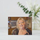 ジェイムズ・ルベーラのデザインによるボニー・ルベーラ葉書 ポストカード (スタンド正面)