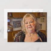 ジェイムズ・ルベーラのデザインによるボニー・ルベーラ葉書 ポストカード (正面/裏面)