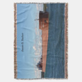 ジェイムズ・R・バーカー織り毛布 スローブランケット (正面縦)