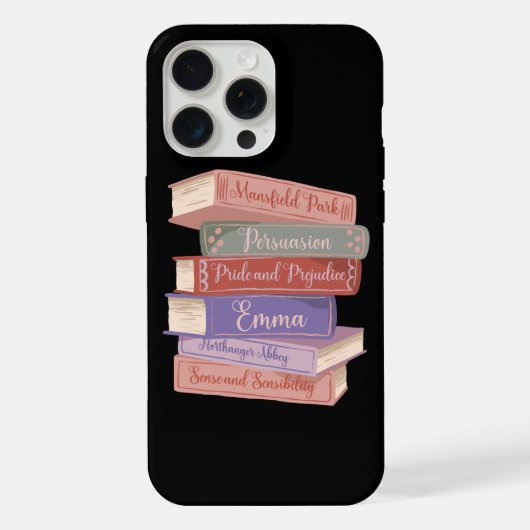 ジェイン・オースティンの小説Ⅴ iPhoneケース (裏面)
