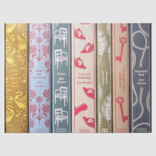ジェイン・オースティン小説集 薄葉紙 (正面)