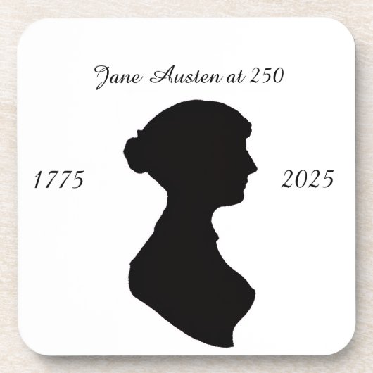 ジェイン・オースティン生誕250年 コースター (正面)