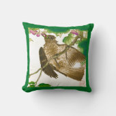 ジェイ日本ののスケッチオンザグレープつる植物 クッション (正面)