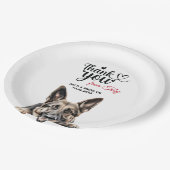 ジェイ結婚ツ・シェパード ペーパープレート (アングル)