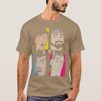 ジェイ・シレント・ボブ・クラークス・グループショット・キャラクター Tシャツ