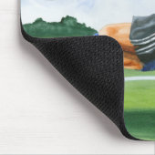 ジェイ・スロックモートンがボールを蹴るサッカー選手 マウスパッド (コーナー)