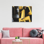 ジェウックスデ建築建物ズゲームレターキャンバス キャンバスプリント (インサイチュ (リビング))