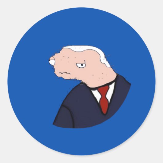 ジェオボーデンアルティメットミーム（青） ラウンドシール (正面)