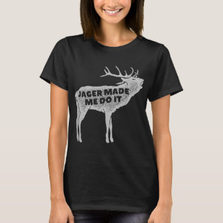 ジェガーは私にそれを行わせた – おもしろいヴィンテージを飲むシャツ Tシャツ