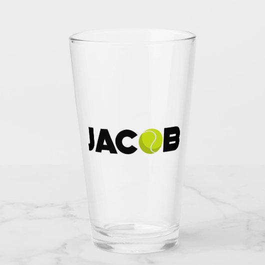 ジェコブ・テニス タンブラーグラス (正面)