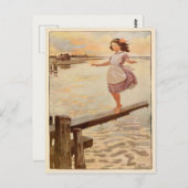 ジェシウィルコックススミス葉書イラストレーション ポストカード (正面/裏面)