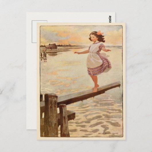 ジェシウィルコックススミス葉書イラストレーション ポストカード (正面/裏面)