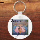 ジェシカクルスアンコールワット美しいロゴキーチェーン キーホルダー (正面)