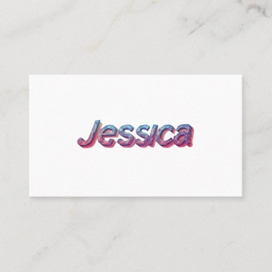 ジェシカモダン最高傑作 名刺 (正面)