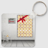 ジェシカ・クロースの「クリスマスだ キーホルダー (裏面)