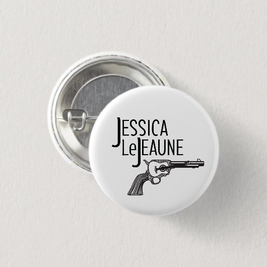 ジェシカLe Jeaune Button 缶バッジ (正面&裏面)