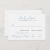 ジェシーの最終的な出欠確認カード 出欠カード (正面/裏面)