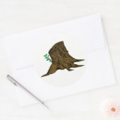 ジェシーの木のステッカーの平根 ラウンドシール (封筒)