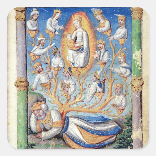 ジェシーの木 スクエアシール (正面)