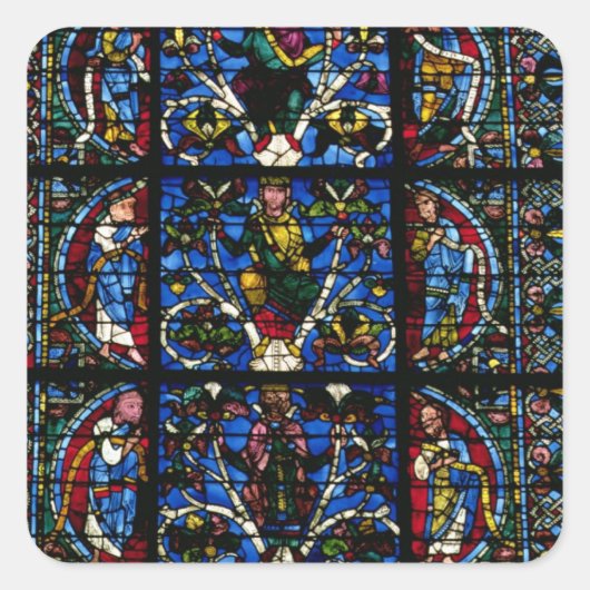 ジェシーの木、西の面のランセットウィンドウ スクエアシール (正面)