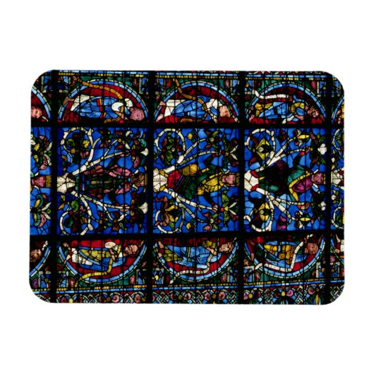 ジェシーの木、西の面のランセットウィンドウ マグネット (横)