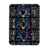 ジェシーの木、西の面のランセットウィンドウ マグネット (縦)