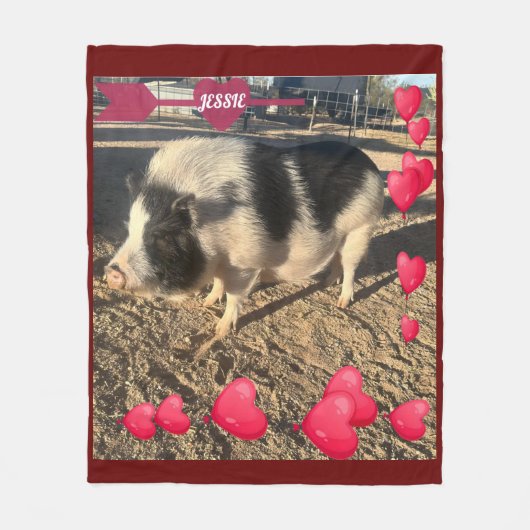 ジェシー毛布 フリースブランケット (正面)