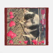 ジェシー毛布 フリースブランケット (正面(横))