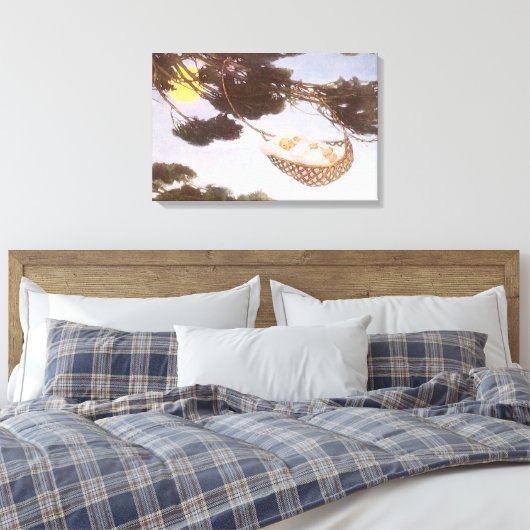 ジェシー・ウィルコックス・スミスによるハソックの木の少年 キャンバスプリント (インサイチュ (寝室))